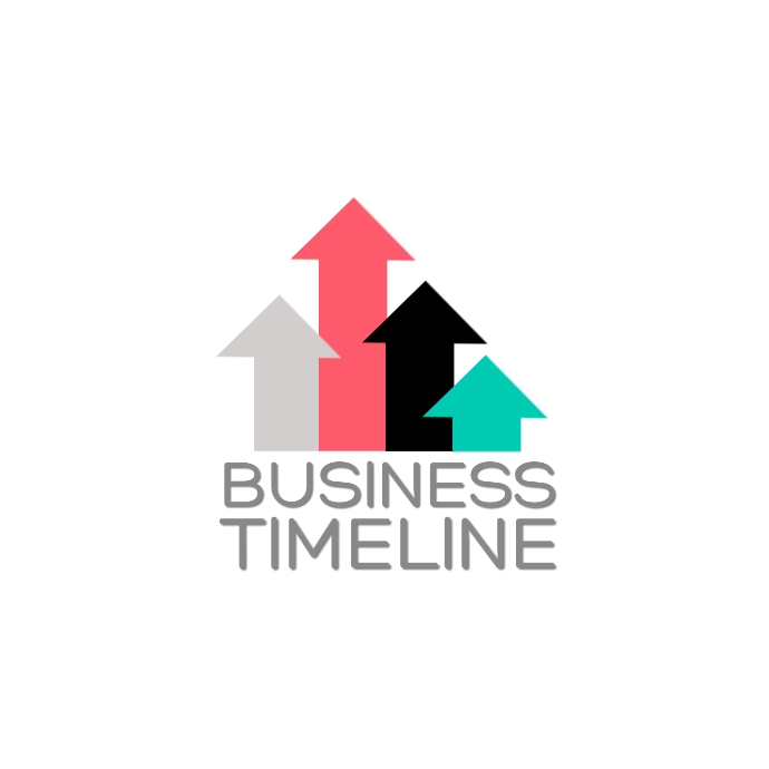 Business Timeline Logo Template PosterMyWall