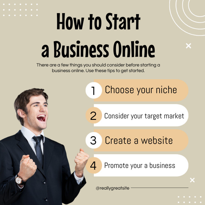 Business Tips Template | PosterMyWall