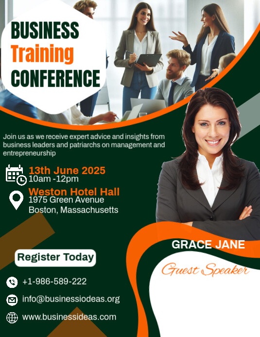 Copy of Business Training Conference Ad Flyer | PosterMyWall