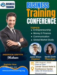 Business Training Conference Ad Flyer template