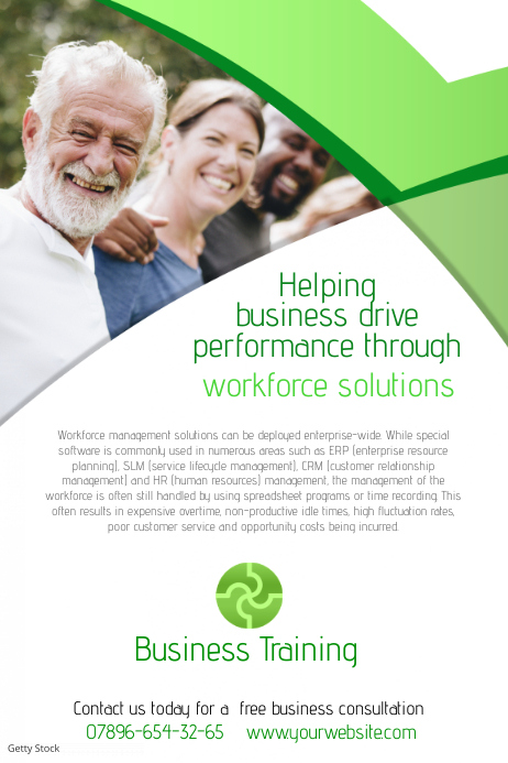 Business Training Flyer Template Postermywall