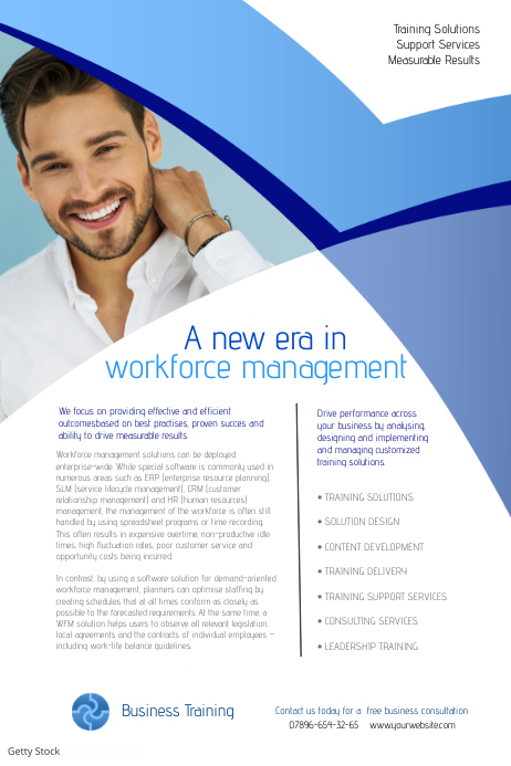 Modèle Brochure de Formation Professionnelle | PosterMyWall