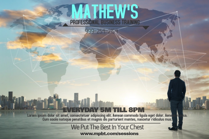 Business Training Poster Template | PosterMyWall