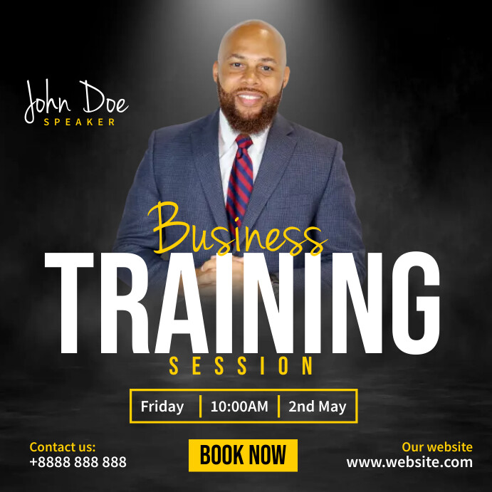 Business training session poster Template | PosterMyWall