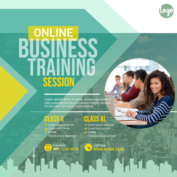 Business Training Social Media Post Template | PosterMyWall