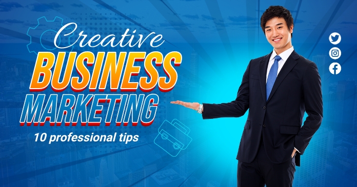 Business Training Youtube Thumbnail Facebook Shared Image template