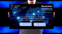 BUSINESS VIDEO AD Digital Display (16:9) template