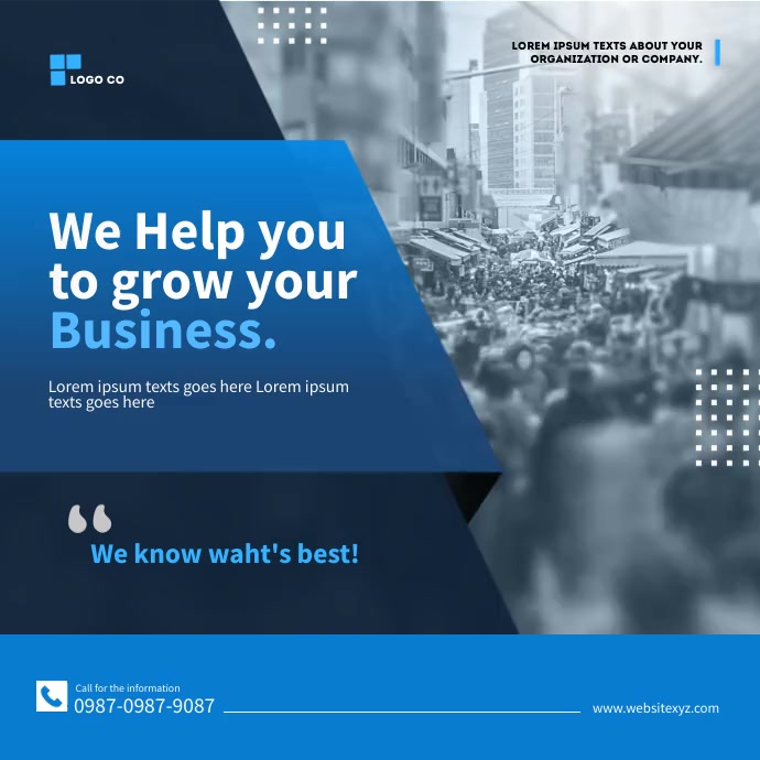 Business Video Template PosterMyWall