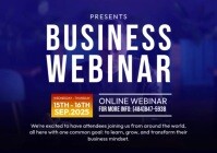 Business Webinar Ads A4 template
