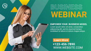 business webinar Blog Header Post template