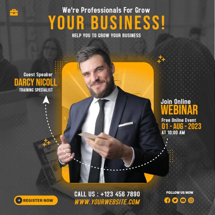 Copy of Business Webinar | PosterMyWall