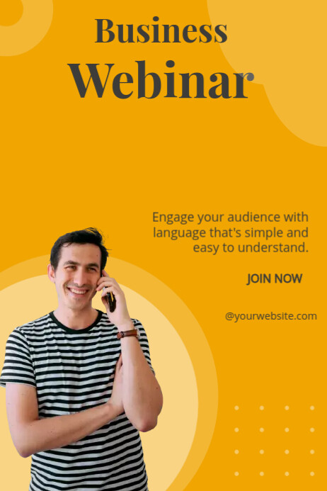 Business Webinar Poster Template | PosterMyWall
