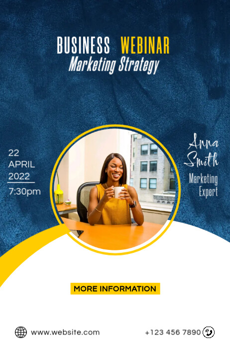 Copy of Business Webinar Poster | PosterMyWall