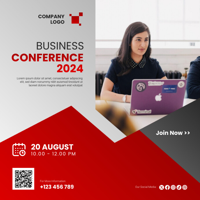 Copy of Business Webinar Poster Flyer Template | PosterMyWall