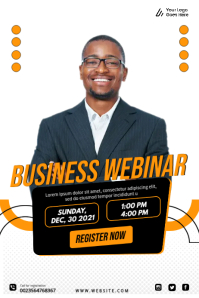 Business Webinar Poster Template | PosterMyWall