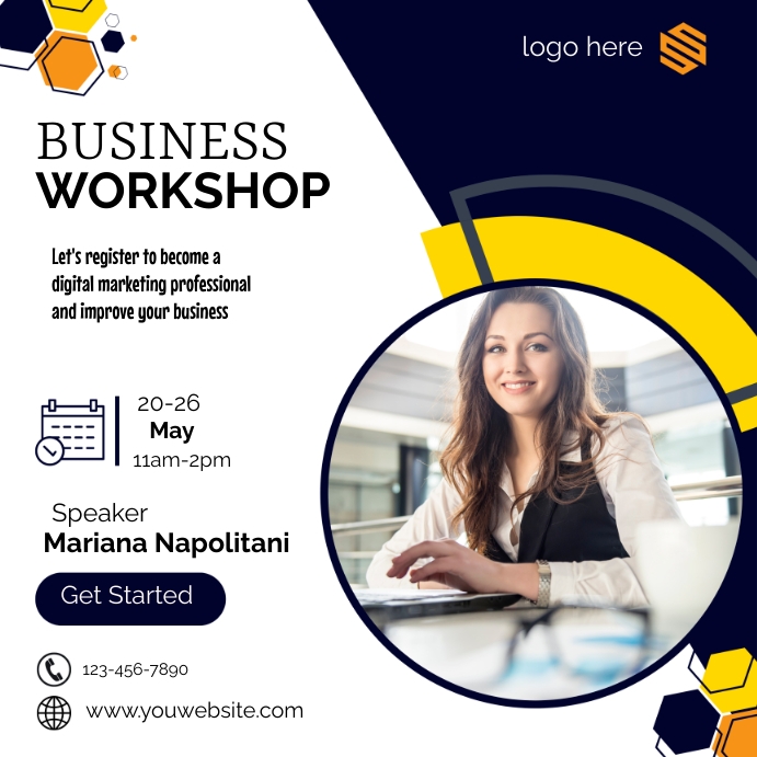 business workshop Template | PosterMyWall