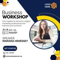 BUSINESS WORKSHOP TEMPLATE Instagram-Beitrag