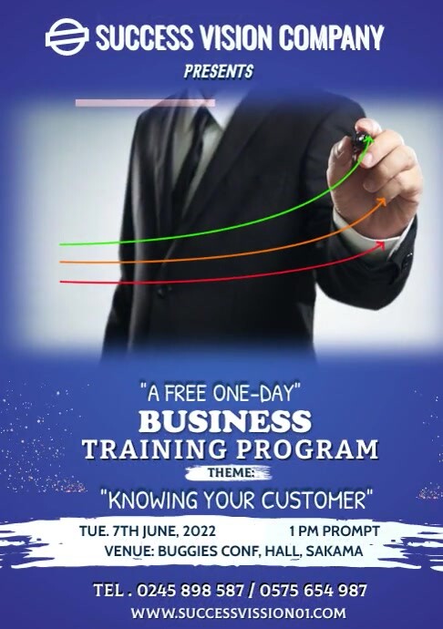 Businesstr training programme Template | PosterMyWall