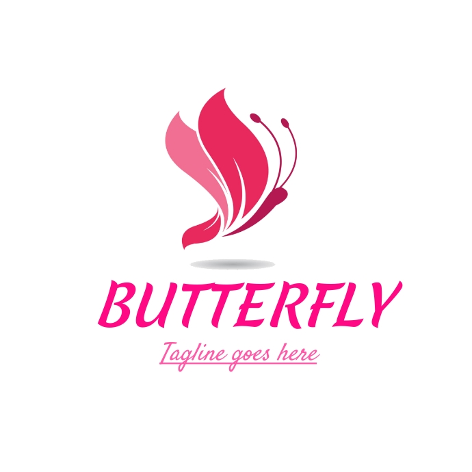 Butterfly logo,Colorful Butterfly logo icon template