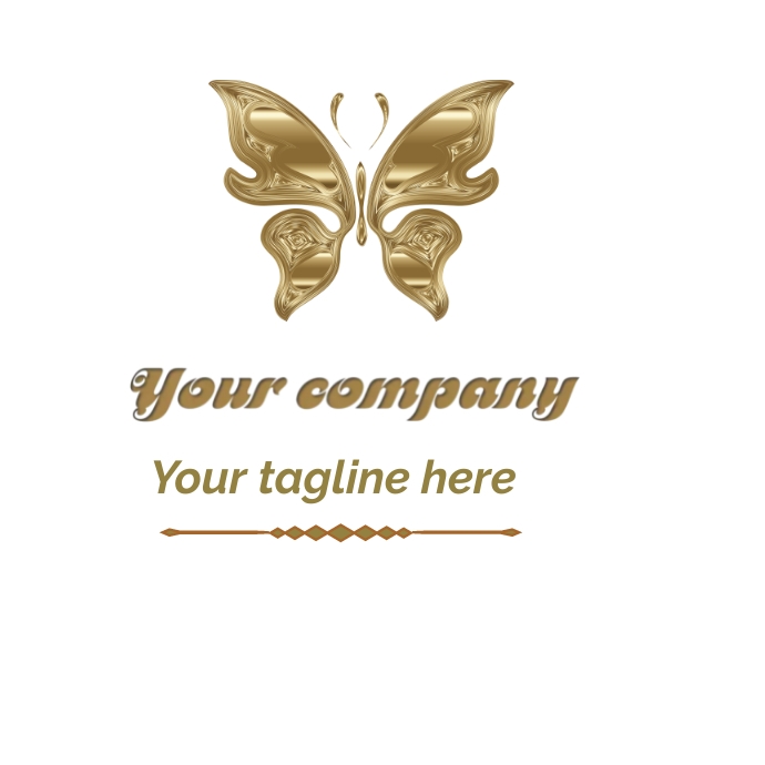 Butterfly logo Logotyp template