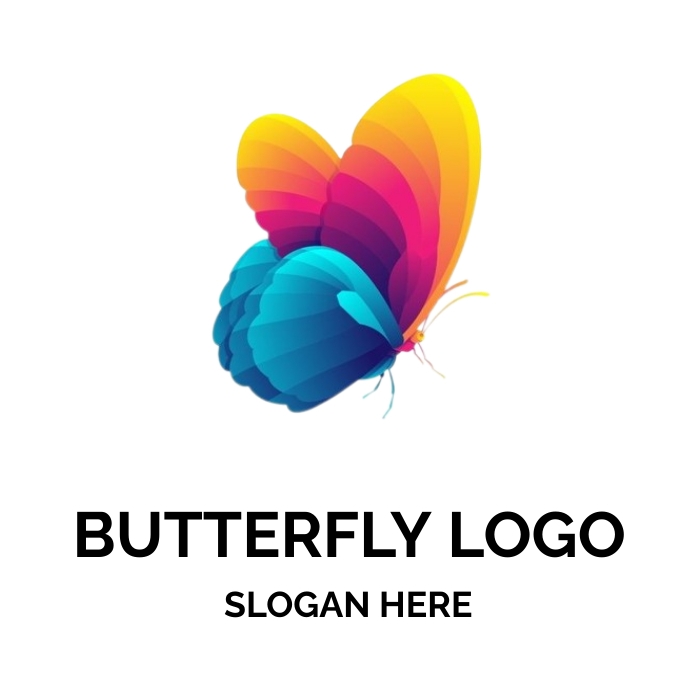 Modèle Logo Du Papillon | PosterMyWall
