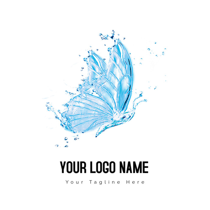 Butterfly Transparency And Translucency Logo template