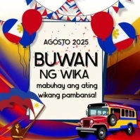 Buwan Ng Wika Template Video Instagram na Post