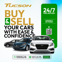 Buy & Sell Car Template Instagram na Post