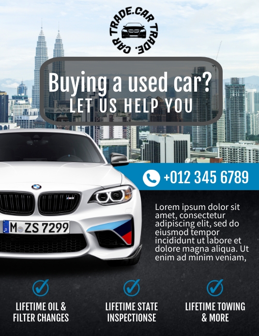 Used Car Card Used Car Template