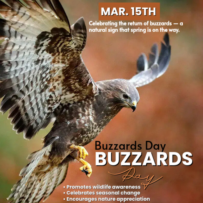 Modèle Buzzards Day | PosterMyWall