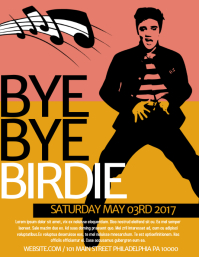 Bye Bye Birdie Template PosterMyWall