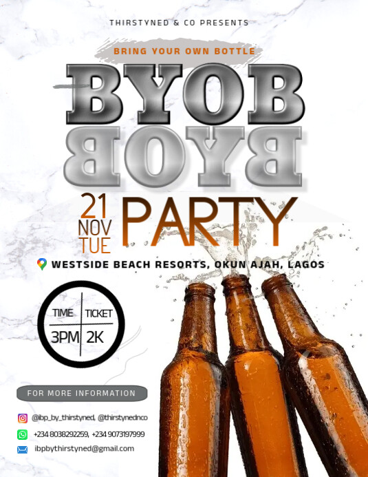 BYOB Template | PosterMyWall