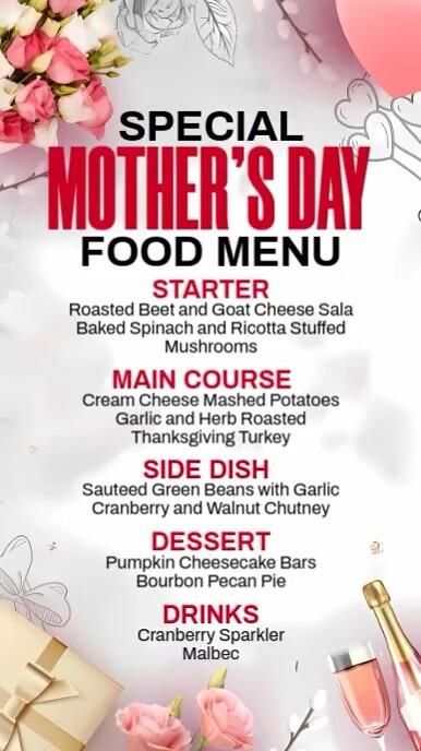 c Food Menu Instagram-verhaal template