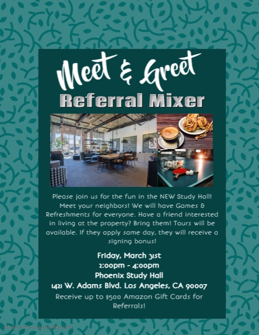 Meet & Greet Flyer template