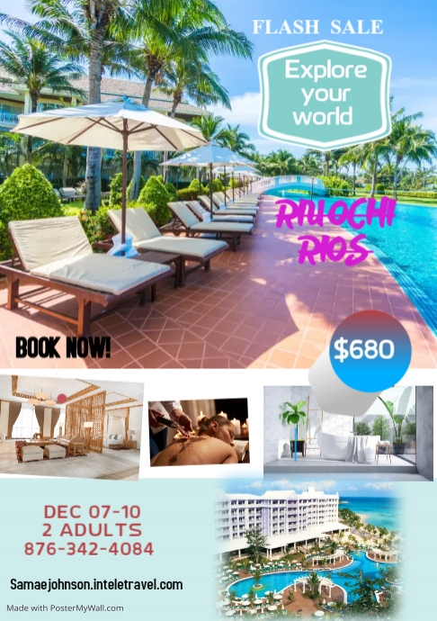 Copy of Copy of Hotel & Resort poster | PosterMyWall