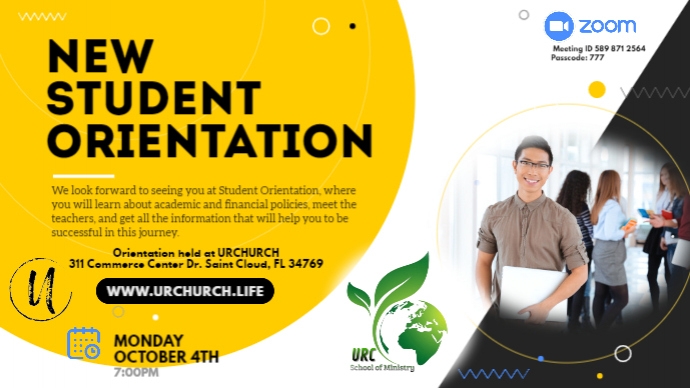 Student Orientation Presentation (16:9) template