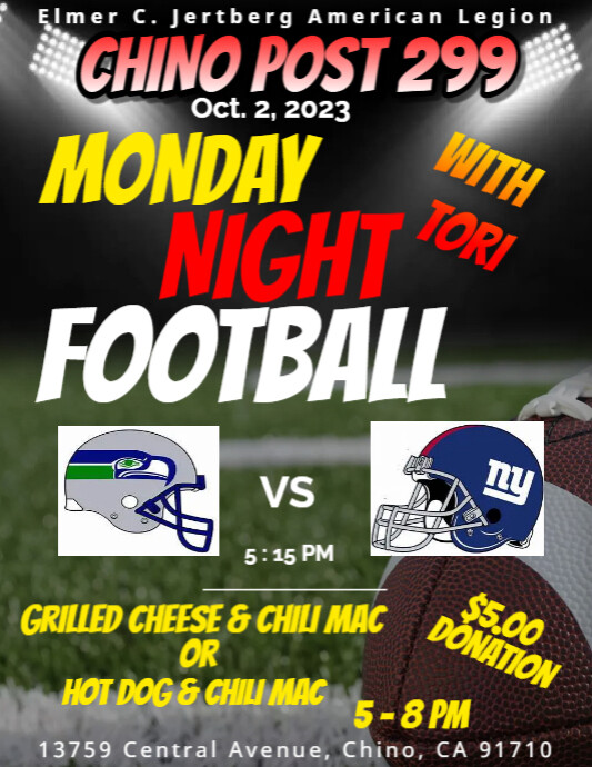 monday night football ad (2) PosterMyWall