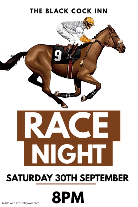 Horse Racing Poster | PosterMyWall