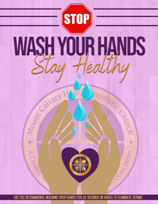 Copy of Copy of Wash your hands store poster flyer template | PosterMyWall
