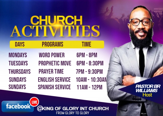 Copy of Copy of Church programs | PosterMyWall