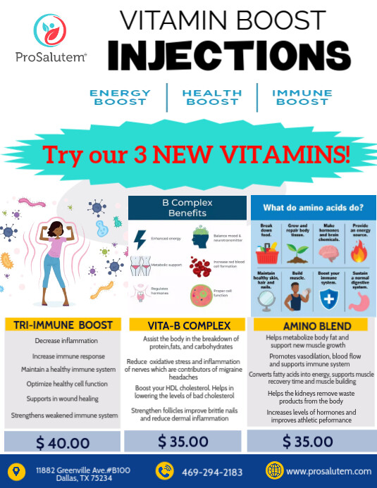 New Vitamin Flyer PosterMyWall