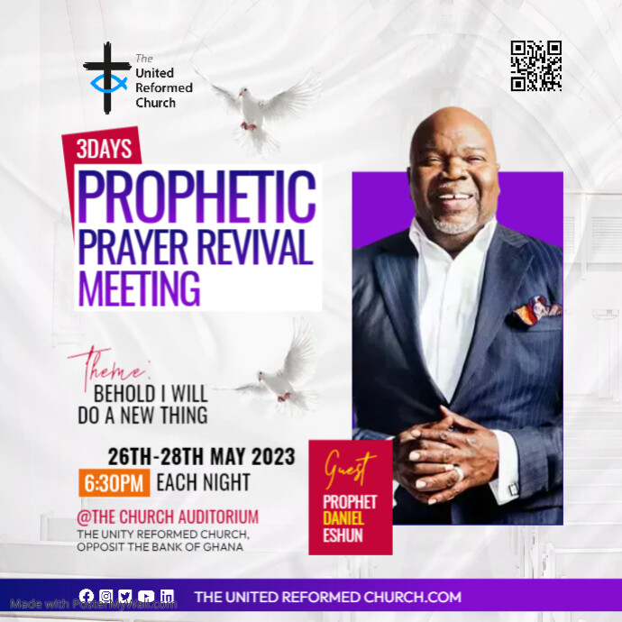 Fasting and Prayers Church Flyer Template