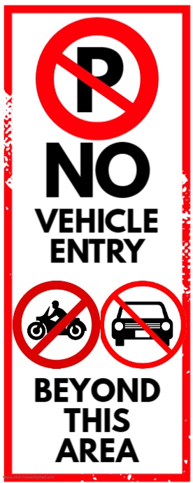No Parking Here Sign Poster Template | PosterMyWall