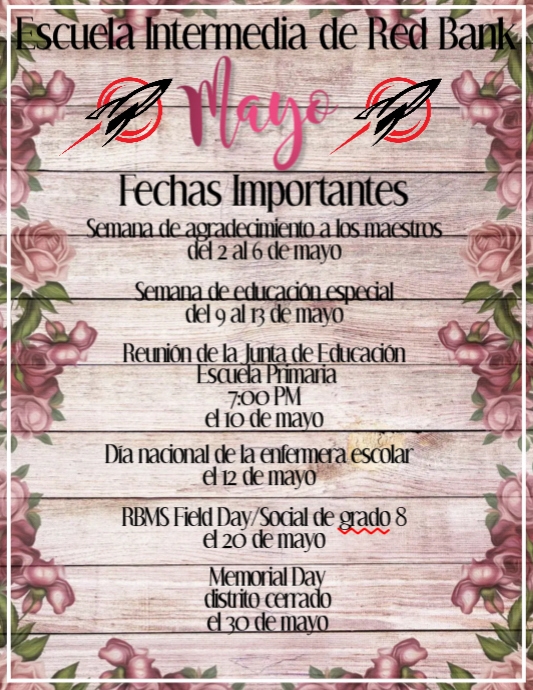 May Important Dates SPA PosterMyWall