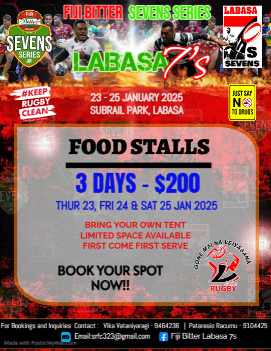 Rugby flyer design (1) | PosterMyWall