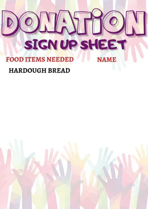 Volunteers Sign up Sheet Template (1) A4