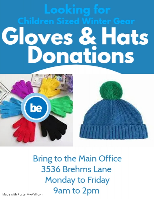 Copy of Winter Gear Donation Flyer PosterMyWall