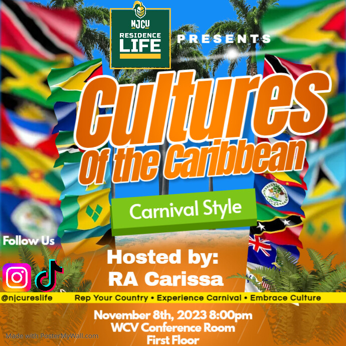 Nov 26th RA Program, Flyer Square (1:1) template