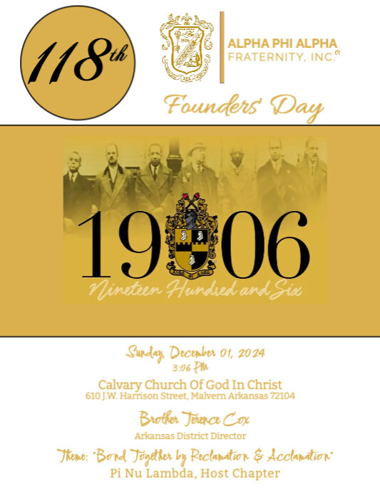 Alpha Phi Alpha Happy Founders Day PosterMyWall