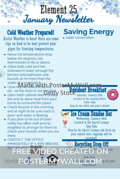 January Newsletter Ideas Newsletter January 2024 | PosterMyWall